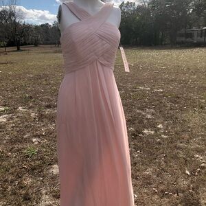 Pretty In Pink Bill Levkoff Gown S12 Slenderizing Tulle Lined